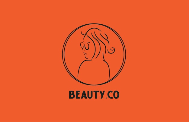 Logo Femme Minimaliste Monogram Beauty Brand