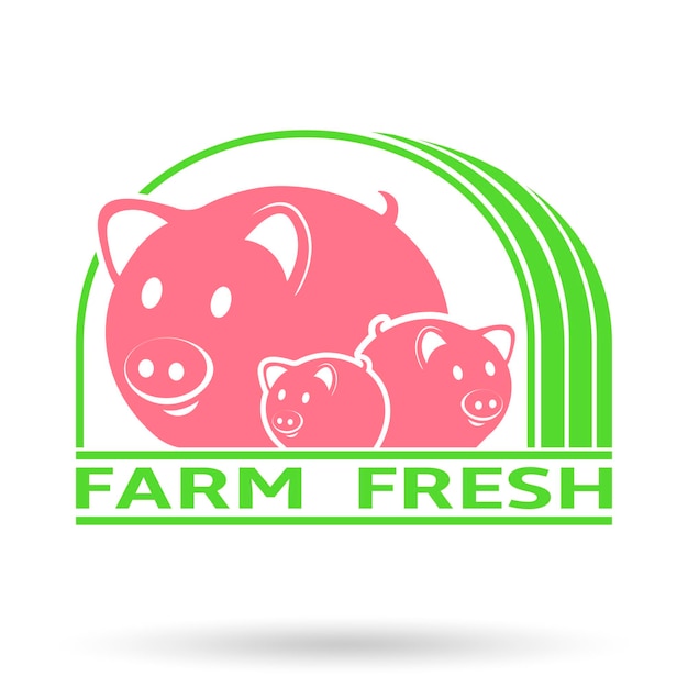 Logo de la ferme porcine