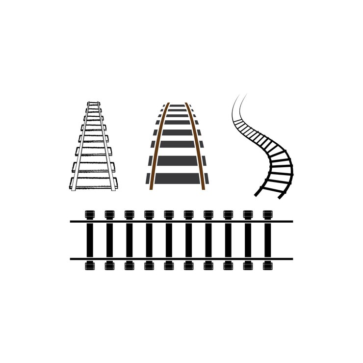 Vecteur logo ferroviaire