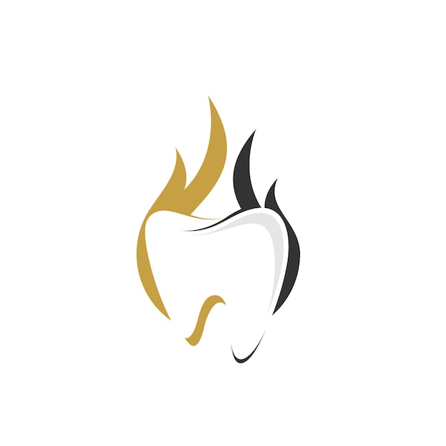 Logo De Feu Dentaire