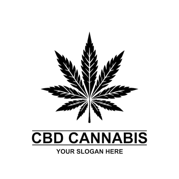 Logo de la feuille de cannabis CBD