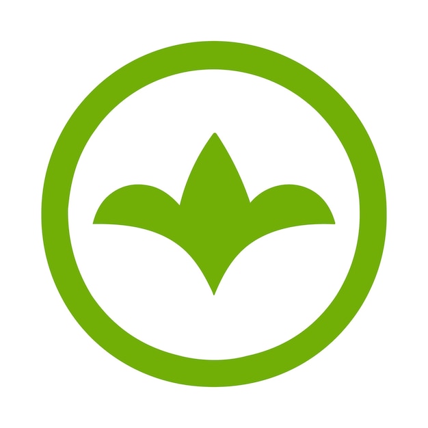 Le Logo De La Feuille Verte