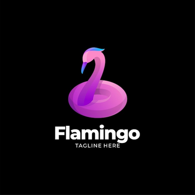 Logo Flamingo dégradé