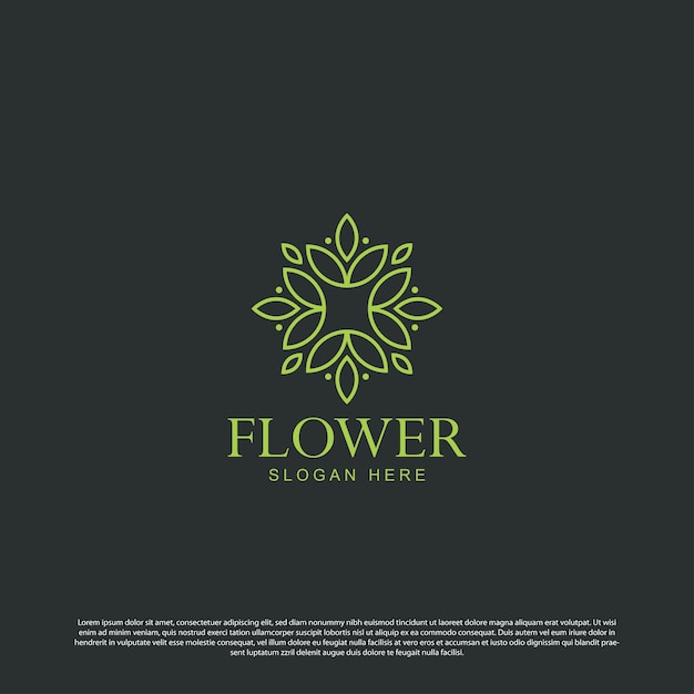 Logo De Fleur élégant
