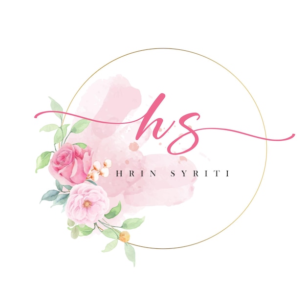 Logo Floral Aquarelle