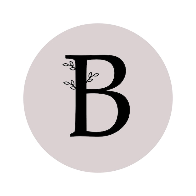 Logo floral de beauté