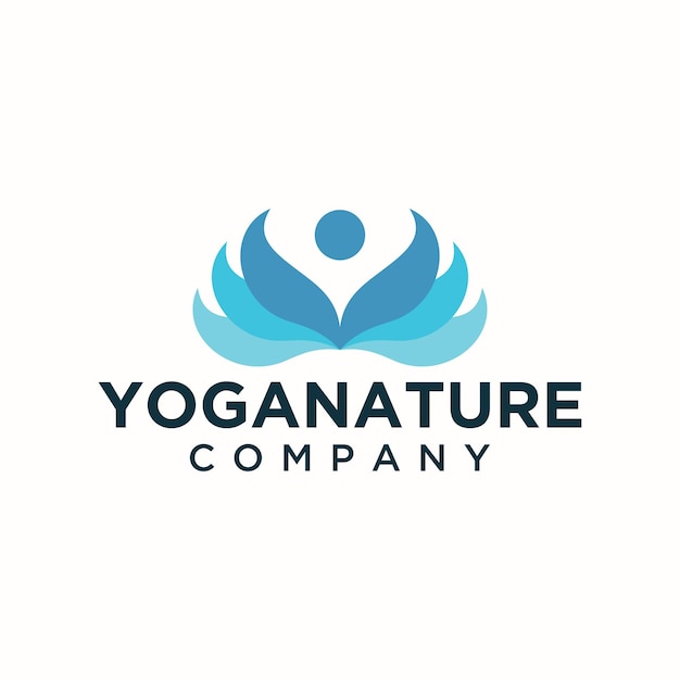 Logo Floral De Yoga