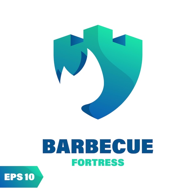 Logo De La Forteresse Du Barbecue