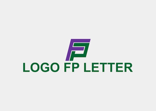 Logo Fp Line Lettre Nom De L'entreprise