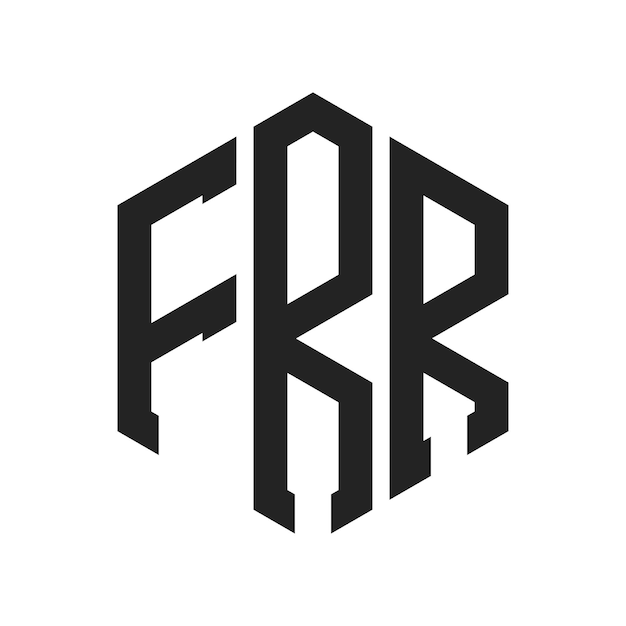 Le logo de la FRR est constitué d'une lettre initiale et d'un monogramme en forme d'hexagone.