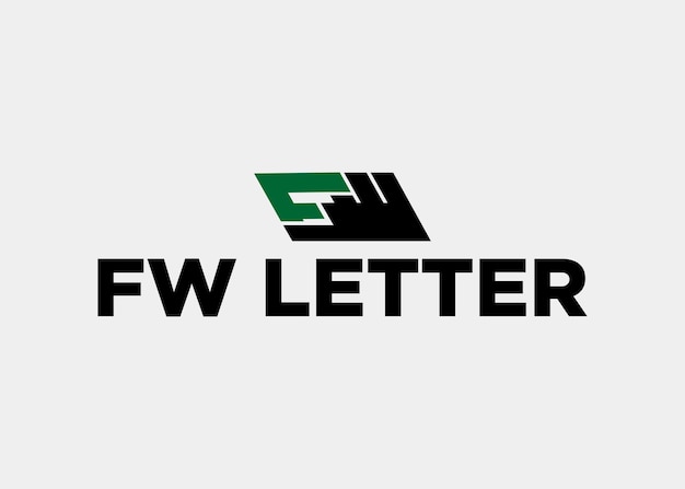 LOGO FW LETTRE NOM DE L'ENTREPRISE