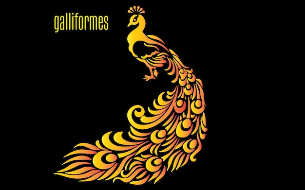 Vecteur logo des galliformes