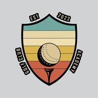 Vecteur logo de golf et image vectorielle avec modèle de slogan