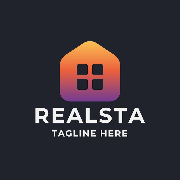 Logo Gradient Real Estate