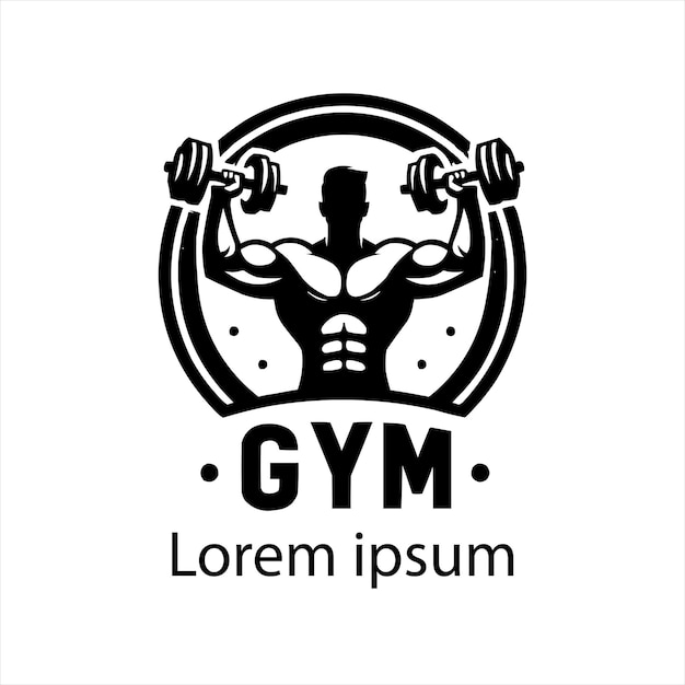 un logo de gymnase conçu pour votre marque