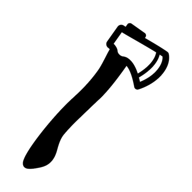 Le logo de la hache