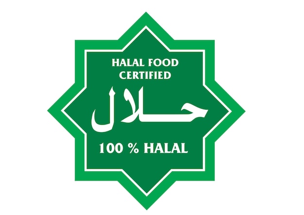 Vecteur logo halal