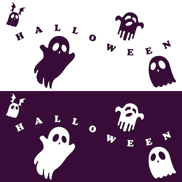 LOGO DE HALLOWEEN AVEC MODÈLE SLOGAN