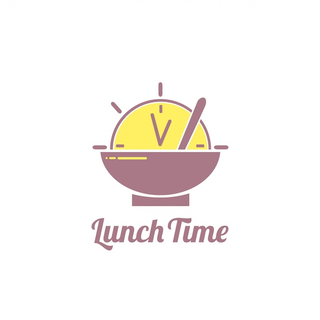 Logo De L'heure Du Déjeuner