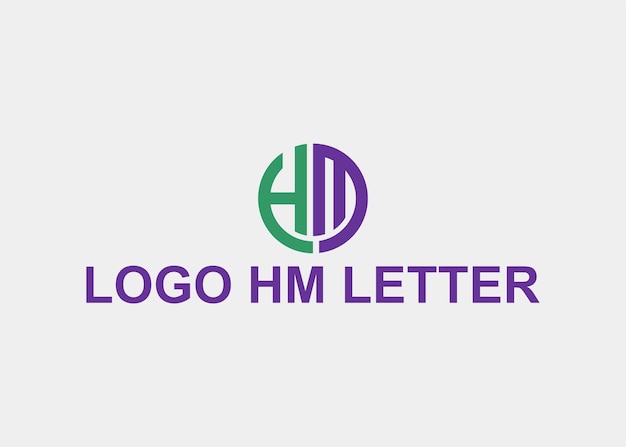 Logo Hm Lettre Nom De L'entreprise