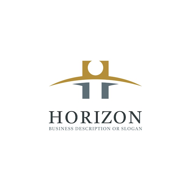 Logo Horizon avec la lettre H pour votre entreprise