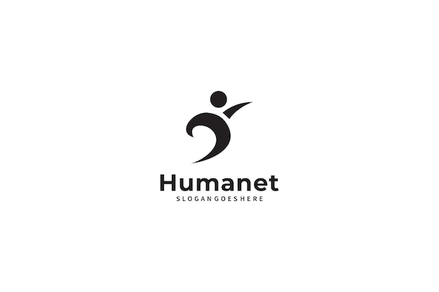 Vecteur logo humain