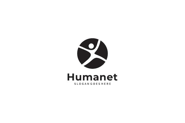 Vecteur logo humain