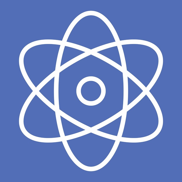 Logo De L'icône Du Laboratoire De Science Atomique