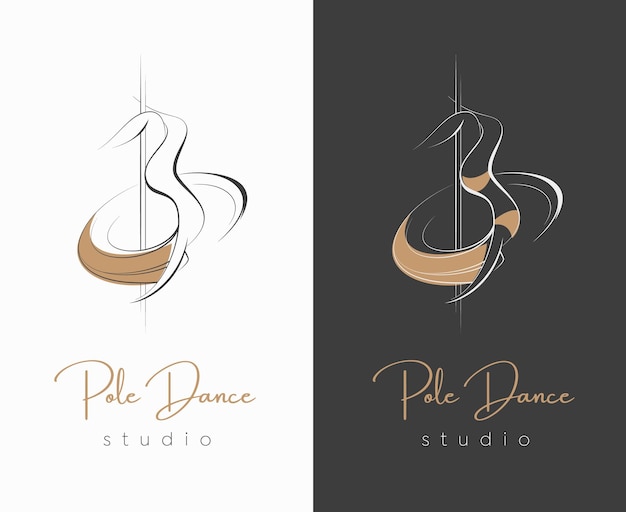 Logo Ou Icône Du Studio De Pole Dance.