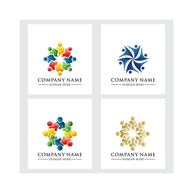 Logo Et Icône De Relation Sociale