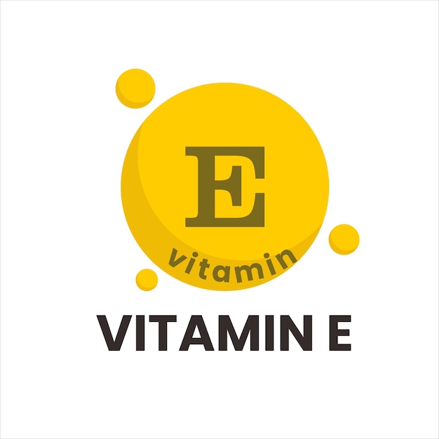 Logo D'icône De Vitamine E