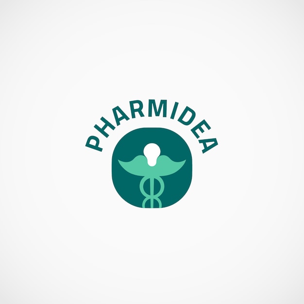 Logo De L'idée Pharmaceutique Caduceus