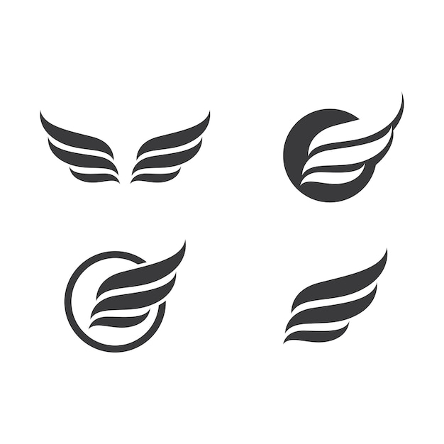 Logo d'illustration d'aile