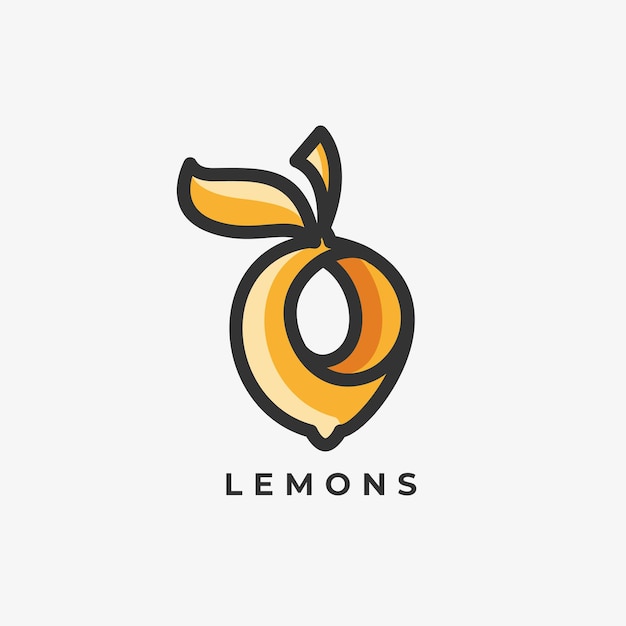 Logo Illustration De Citrons