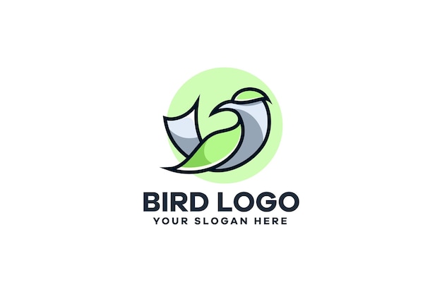 Logo D'illustration D'oiseau