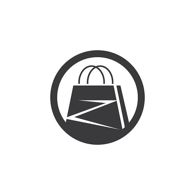 Logo d'illustration de sac à provisions