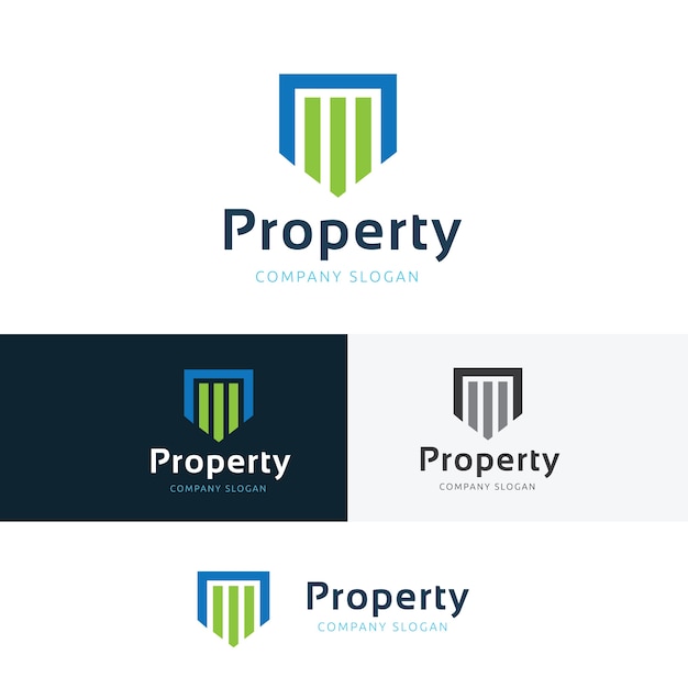 Logo De L'immobilier, Logo De Soins à Domicile, Propriété, Logo De La Maison, Maison Et Bâtiment, Modèle De Logo Vectoriel