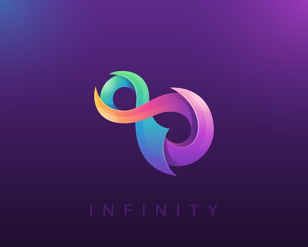 Logo infini coloré