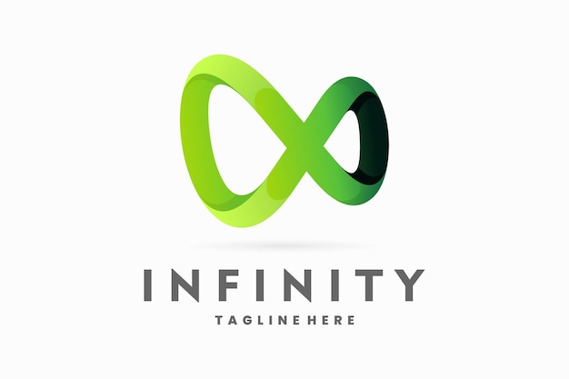 Logo Infini Vert Sur Fond Blanc