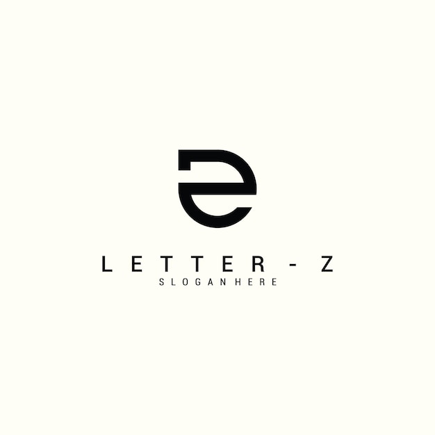 Logo Initial Z Rond Vecteur Premium Vecteur Premium Vecteur Premium