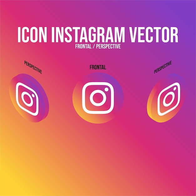 Vecteur le logo d'instagram