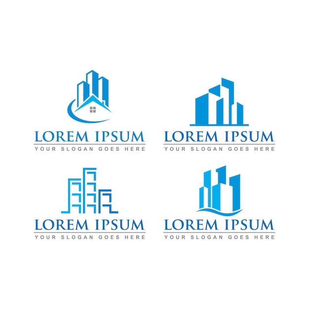 Logo intérieur du logo immobilier