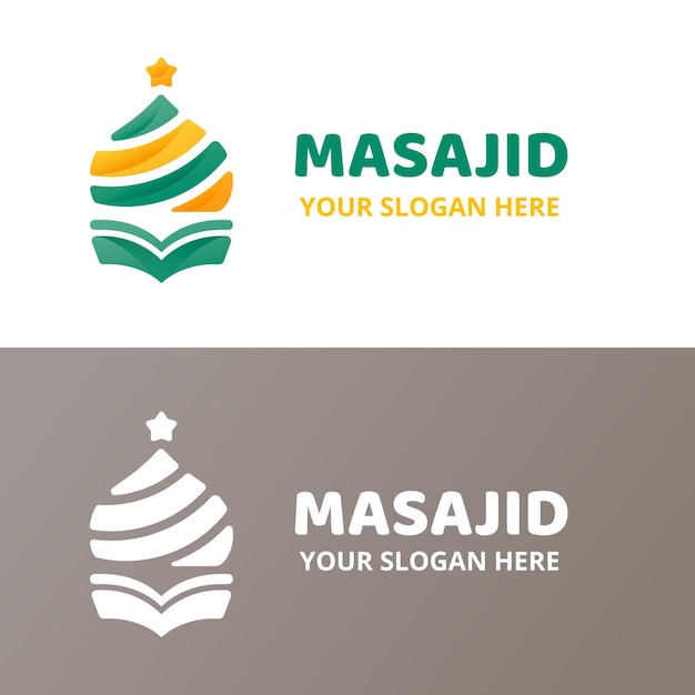 Logo Islamique En Deux Couleurs