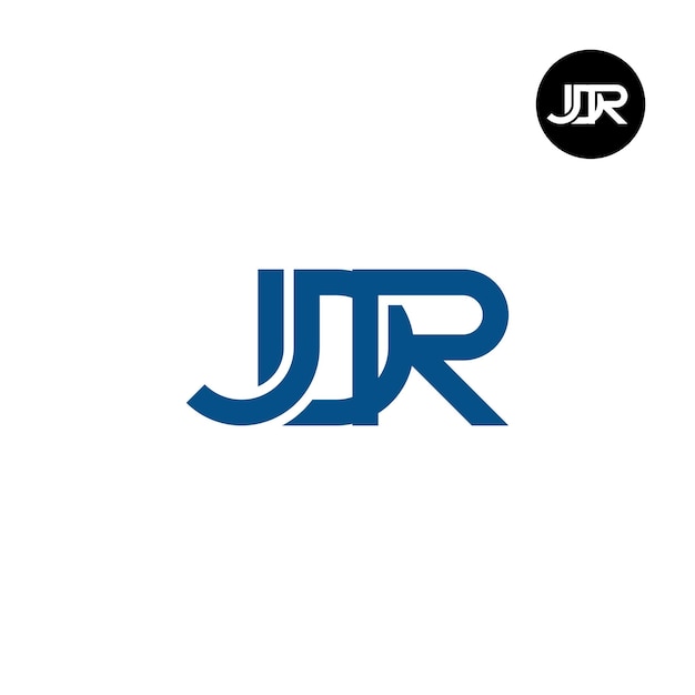 Le logo de JDR est un monogramme de lettres.