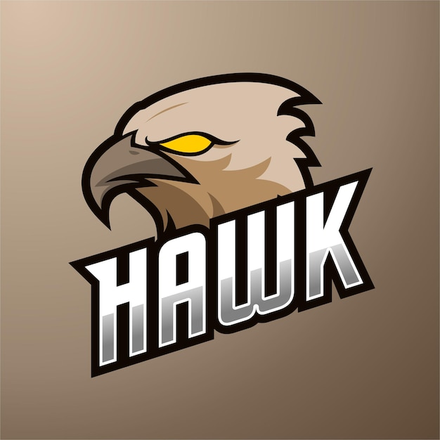 Vecteur logo de jeu hawk