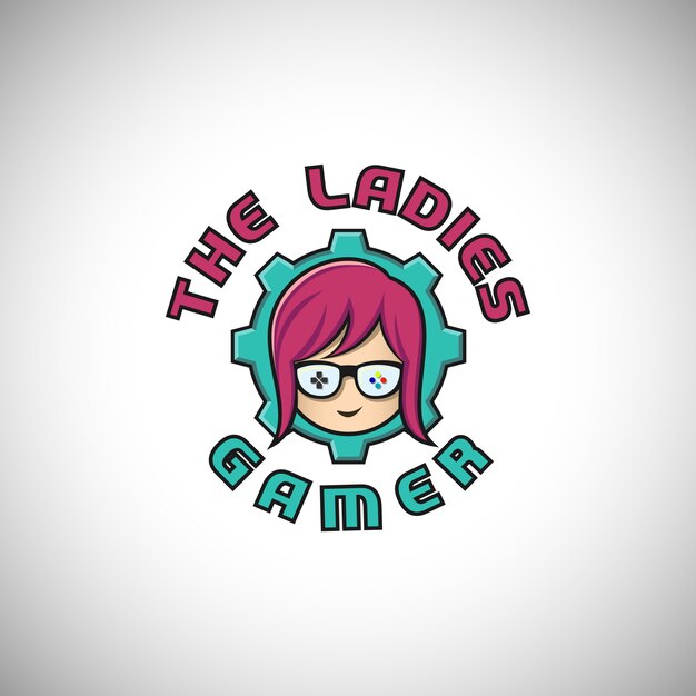 Logo de joueur de dames