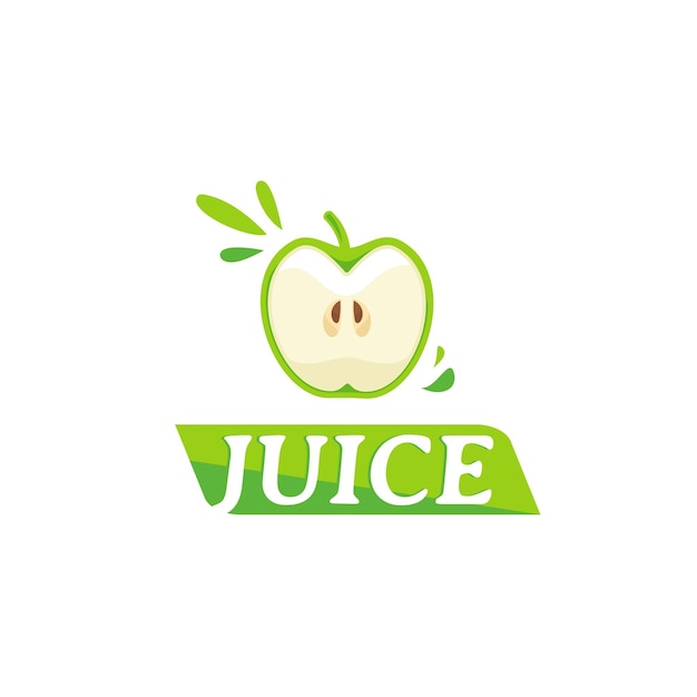 Logo De Jus Avec Le Symbole Apple