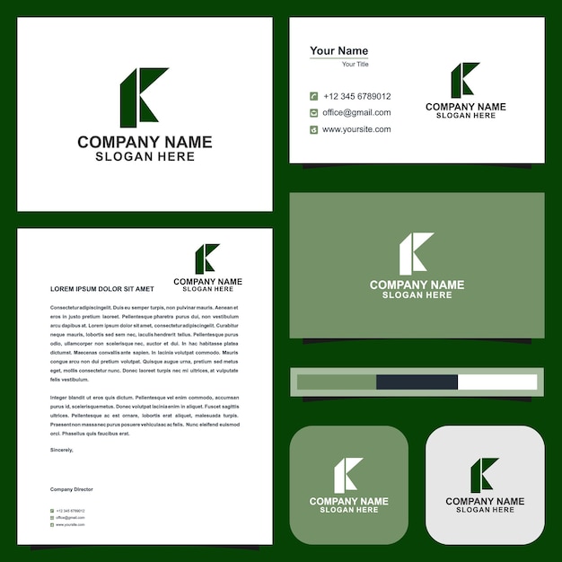 Logo K Et Carte De Visite