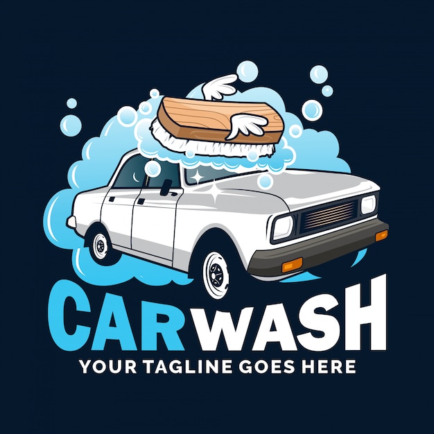 Logo De Lavage De Voiture