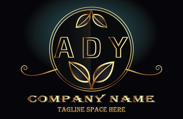 Vecteur logo de la lettre ady